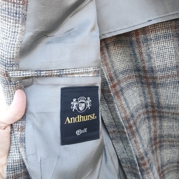 Vintage Andhurst Plaid Jacket Sport Coat - Picture 3 of 9